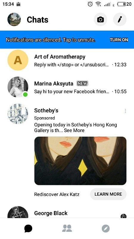 Facebook Messenger advertising Facebook Messenger advertising