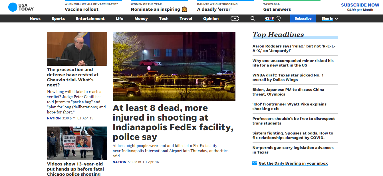 USA Today USA Today