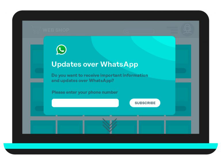 Opt-in subscription from to WhatsApp Opt-in subscription from to WhatsApp