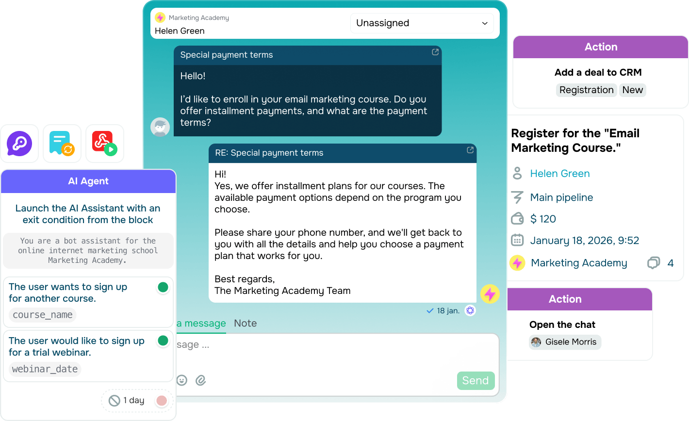 Chatbots de email