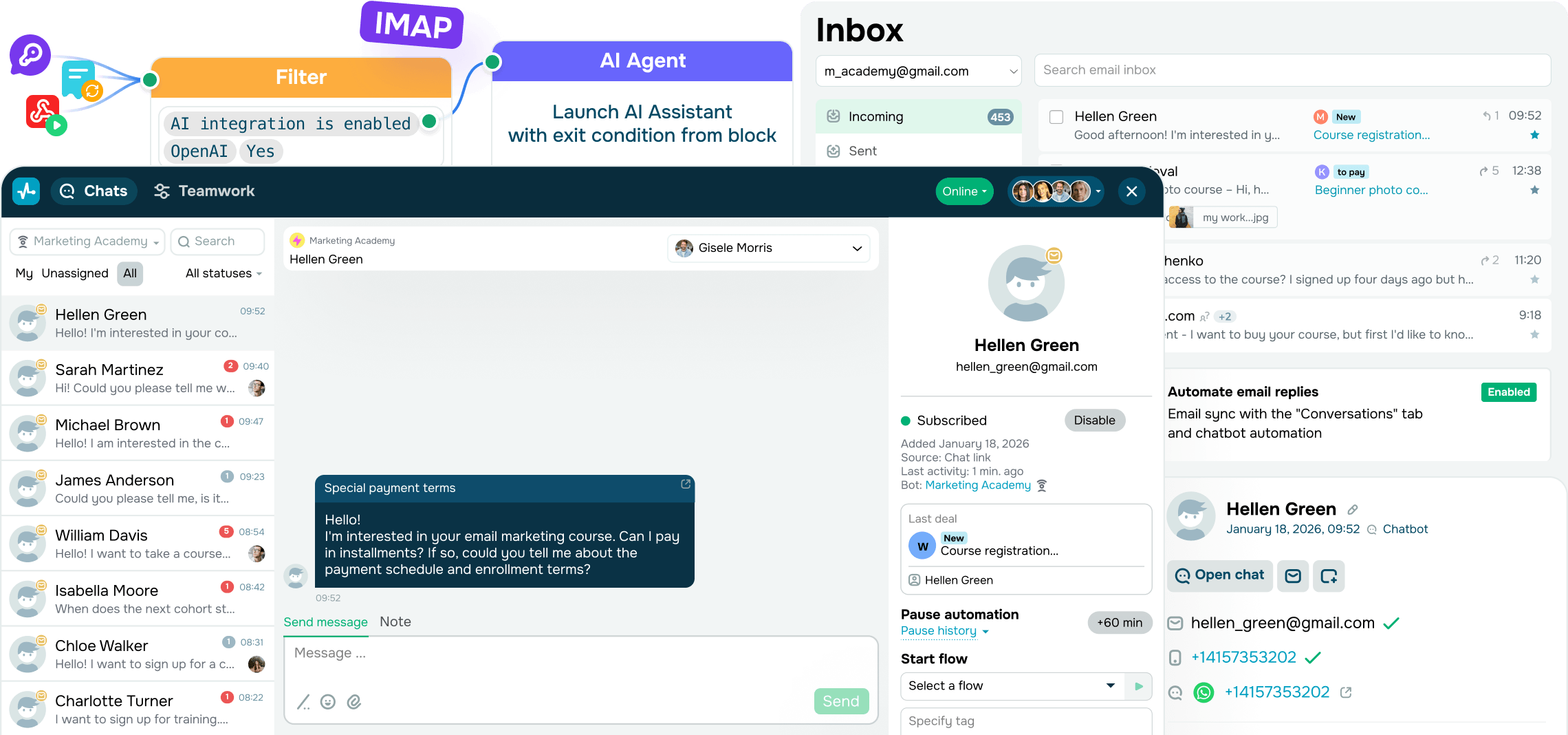 Chatbot de correo electrónico vs. campaña de correo electrónico: ¿cuál es la diferencia?