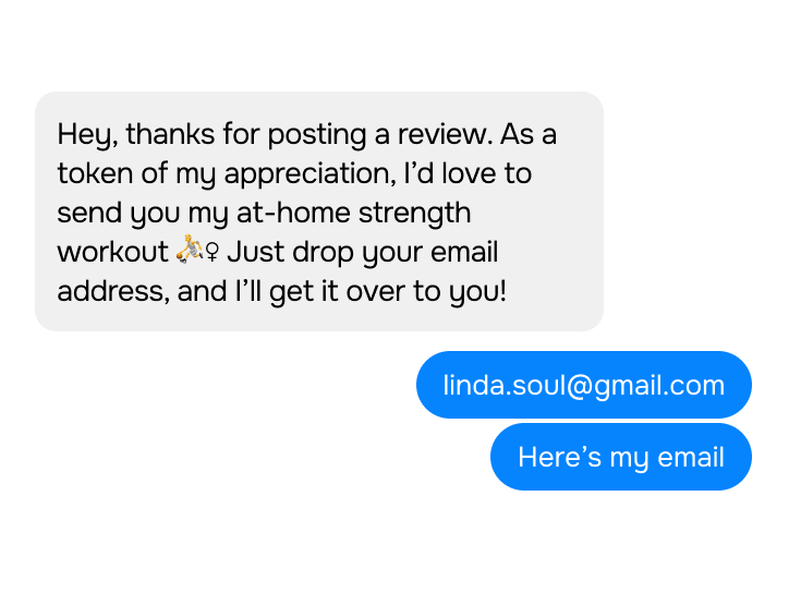 Lead oluşturma için Facebook Messenger chatbot