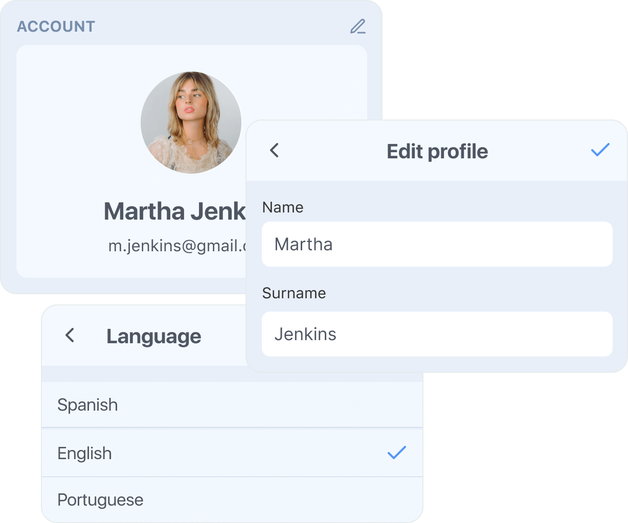 Intuitive Profileinstellungen