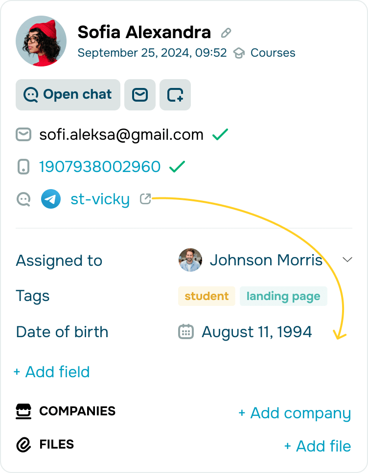 Automação de vendas e marketing