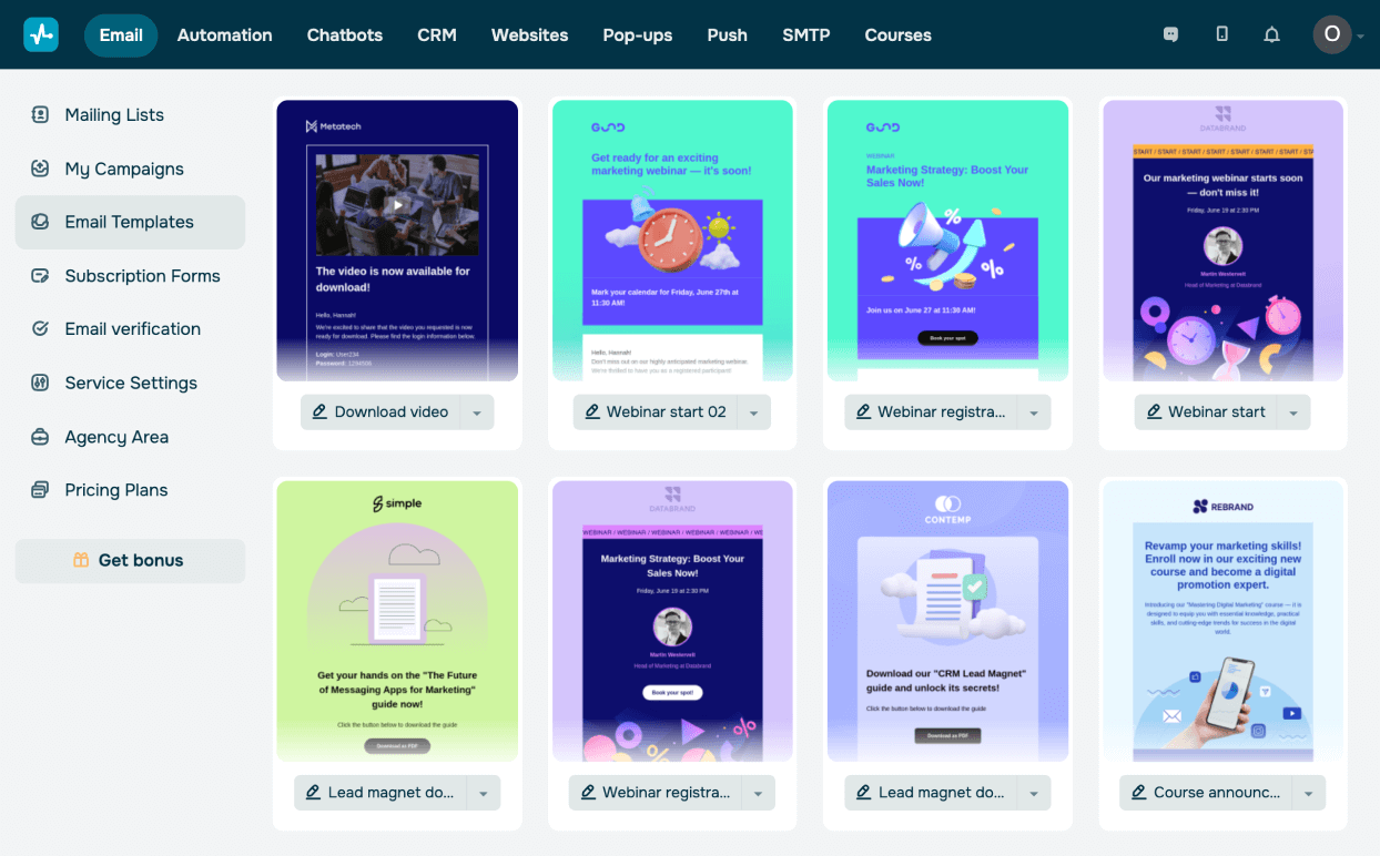 Use free transactional email templates