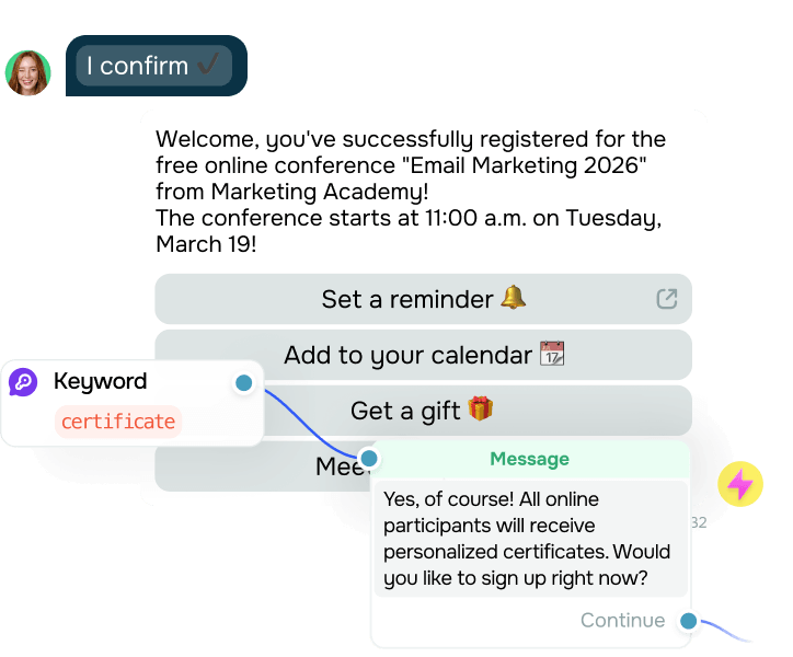 Telegram chatbot pazarlama için