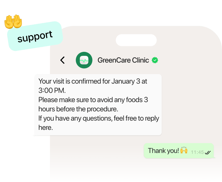 How can WhatsApp chatbots for healthcare support patient interaction?