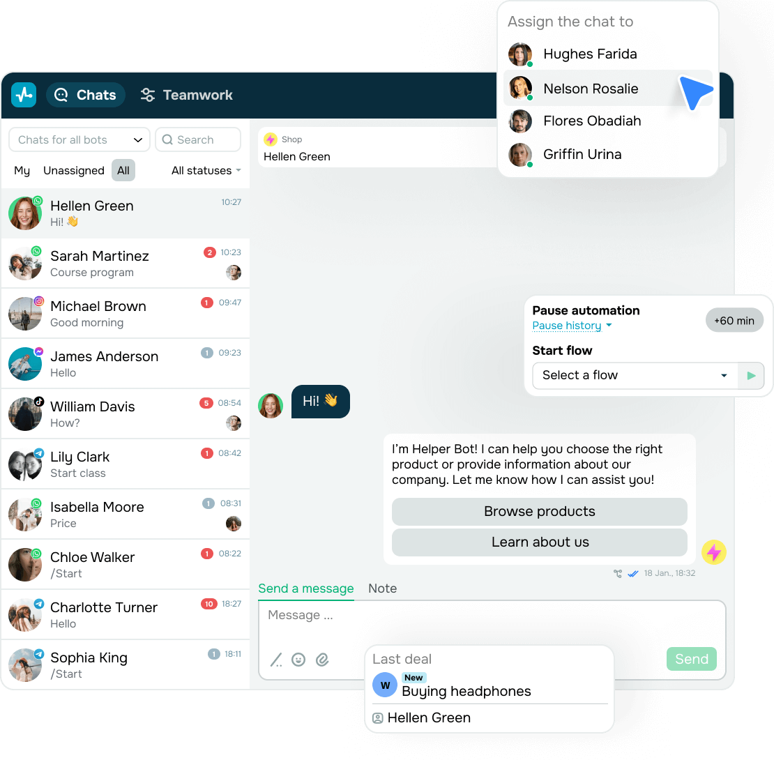 Centralize every customer conversation